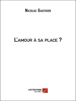 cover image of L'amour à sa place ?